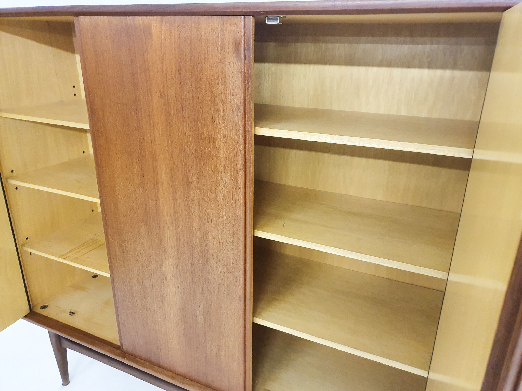 Teak highboard Model RT200/218 by Heinrich Riestenpatt for RT Mobel, Germany 1960's