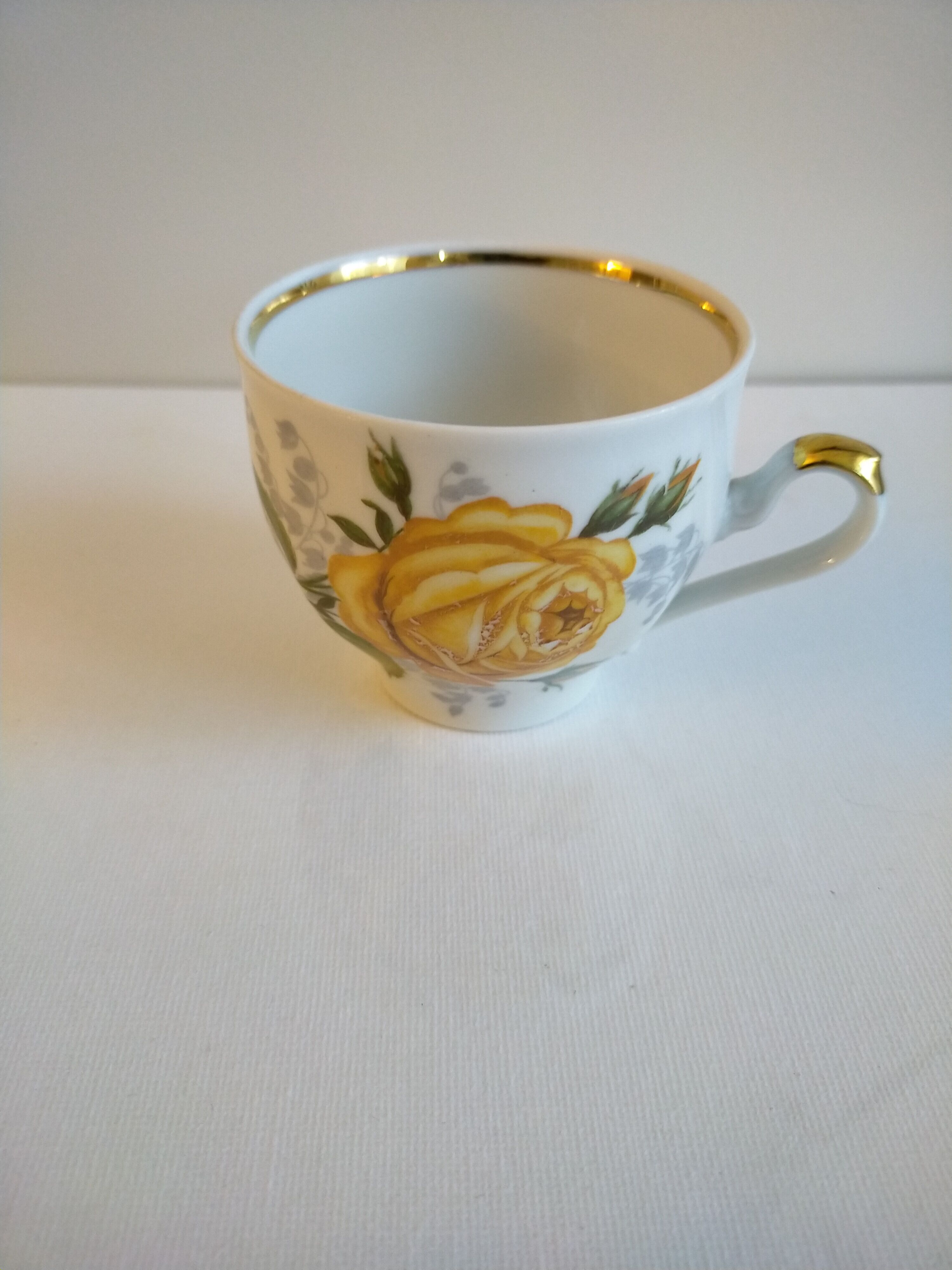 Porcelain cup and under cup