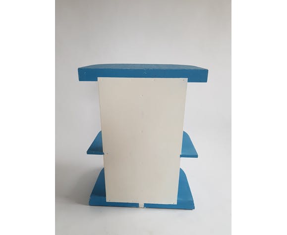 Blue bedside table