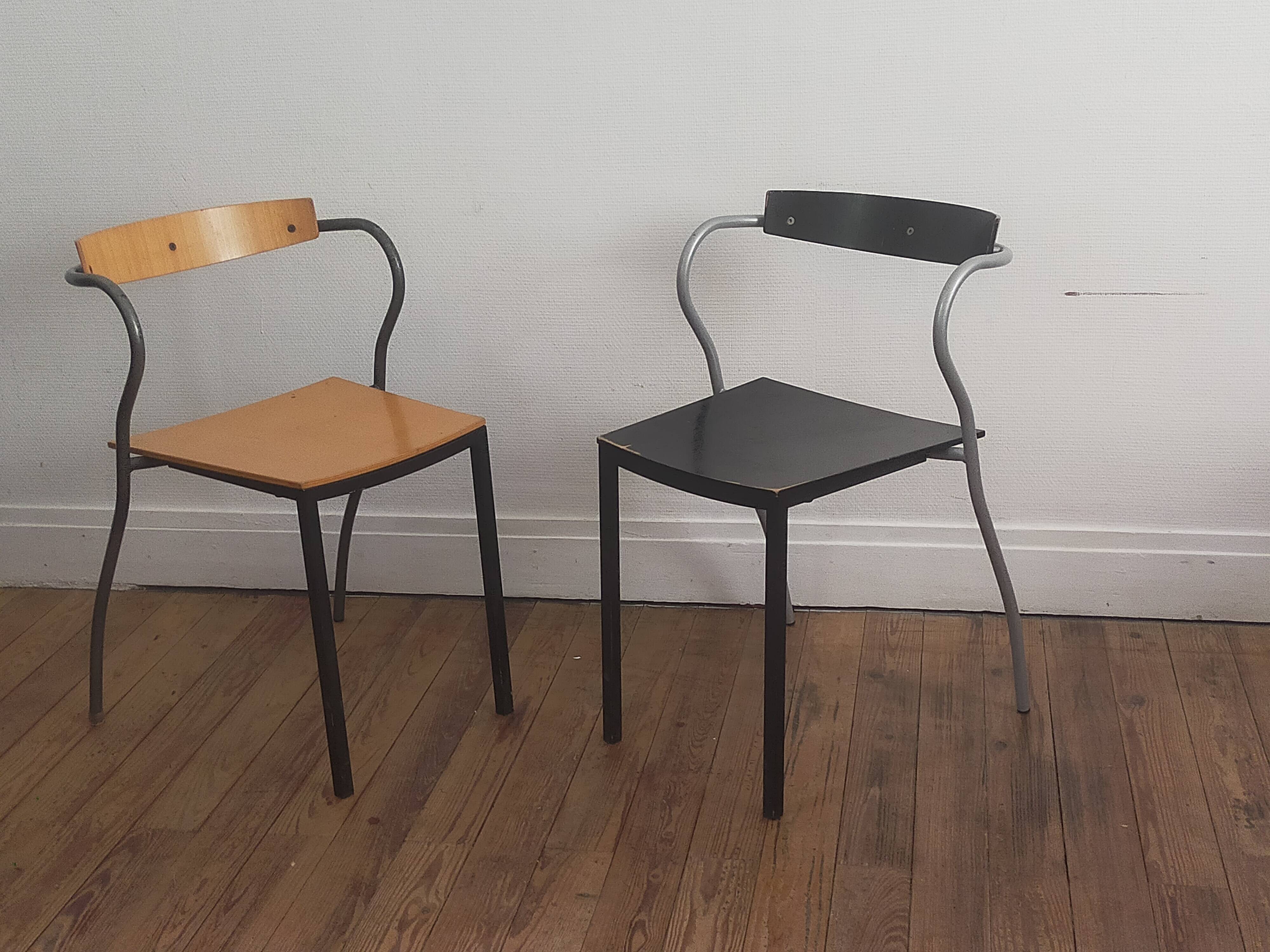 4 chairs by Pascal Mourgue