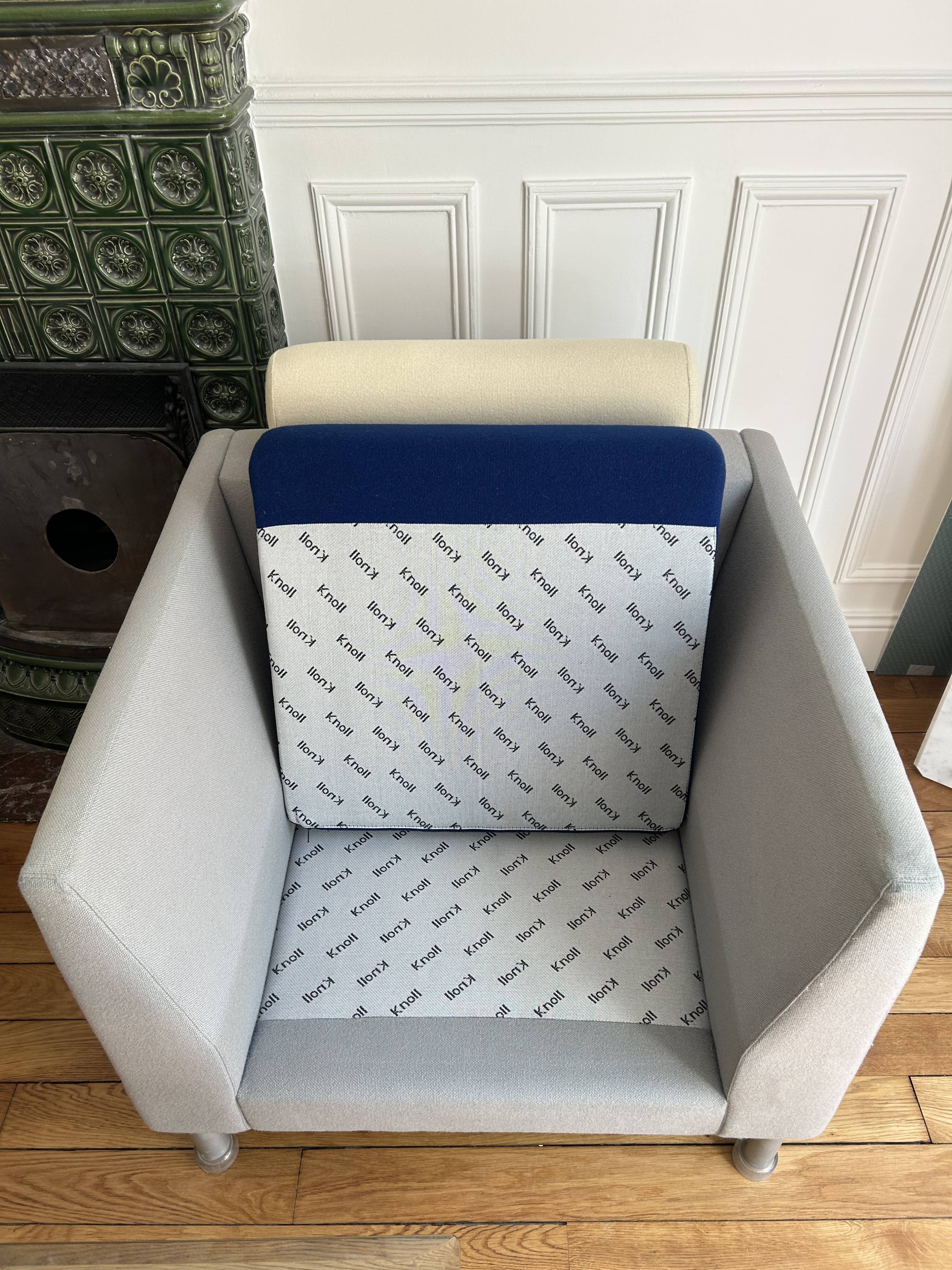Paire de fauteuils Eastside par Ettore Sottsass pour Knoll
