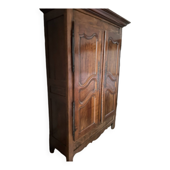 Armoire 2 portes bressane en merisier