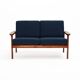 ‘Borneo’ Two-Seat Sofa by Sven Ellekaer for Komfort, Denmark, 1960s