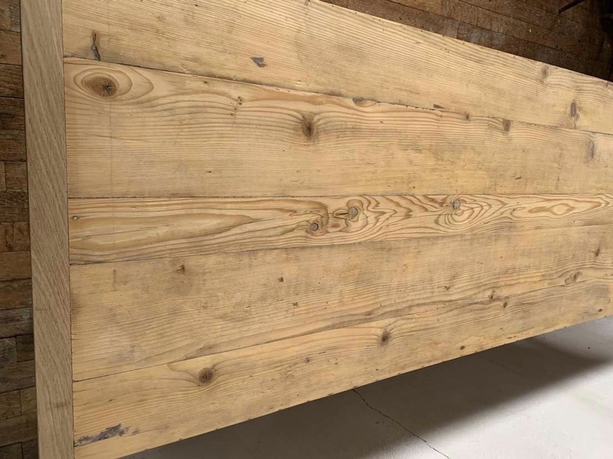 Farm table bistro bar light wood foot fuseau