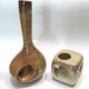 Lot de 2 vases vintage 1960's Bertoncello design Roberto Rigon