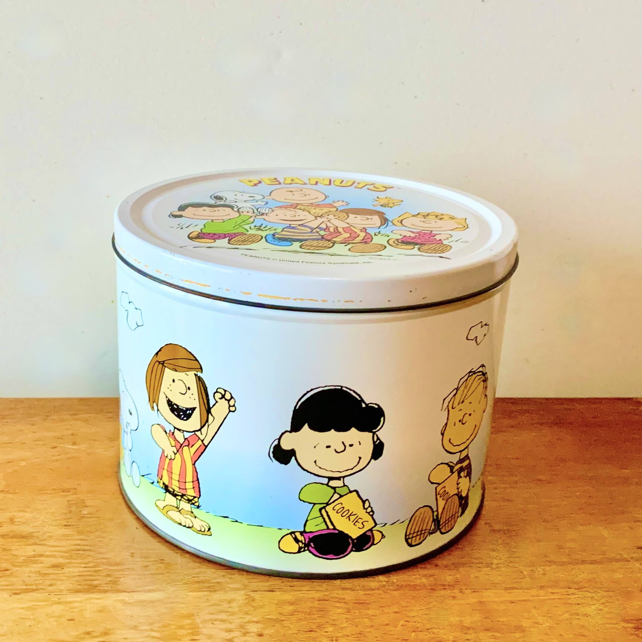 Vintage Snoopy metal box