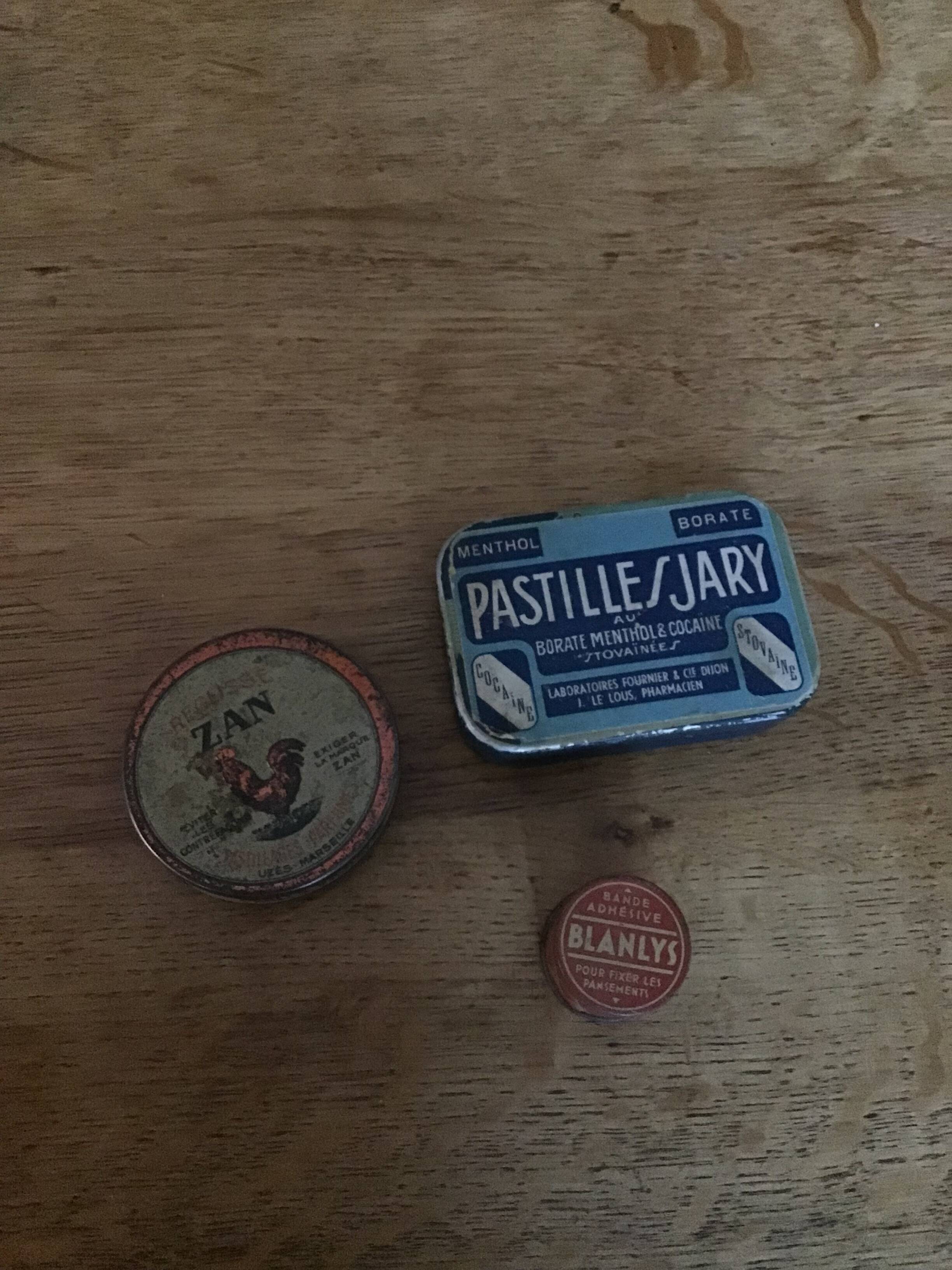 Lot of old pharmacy boxes