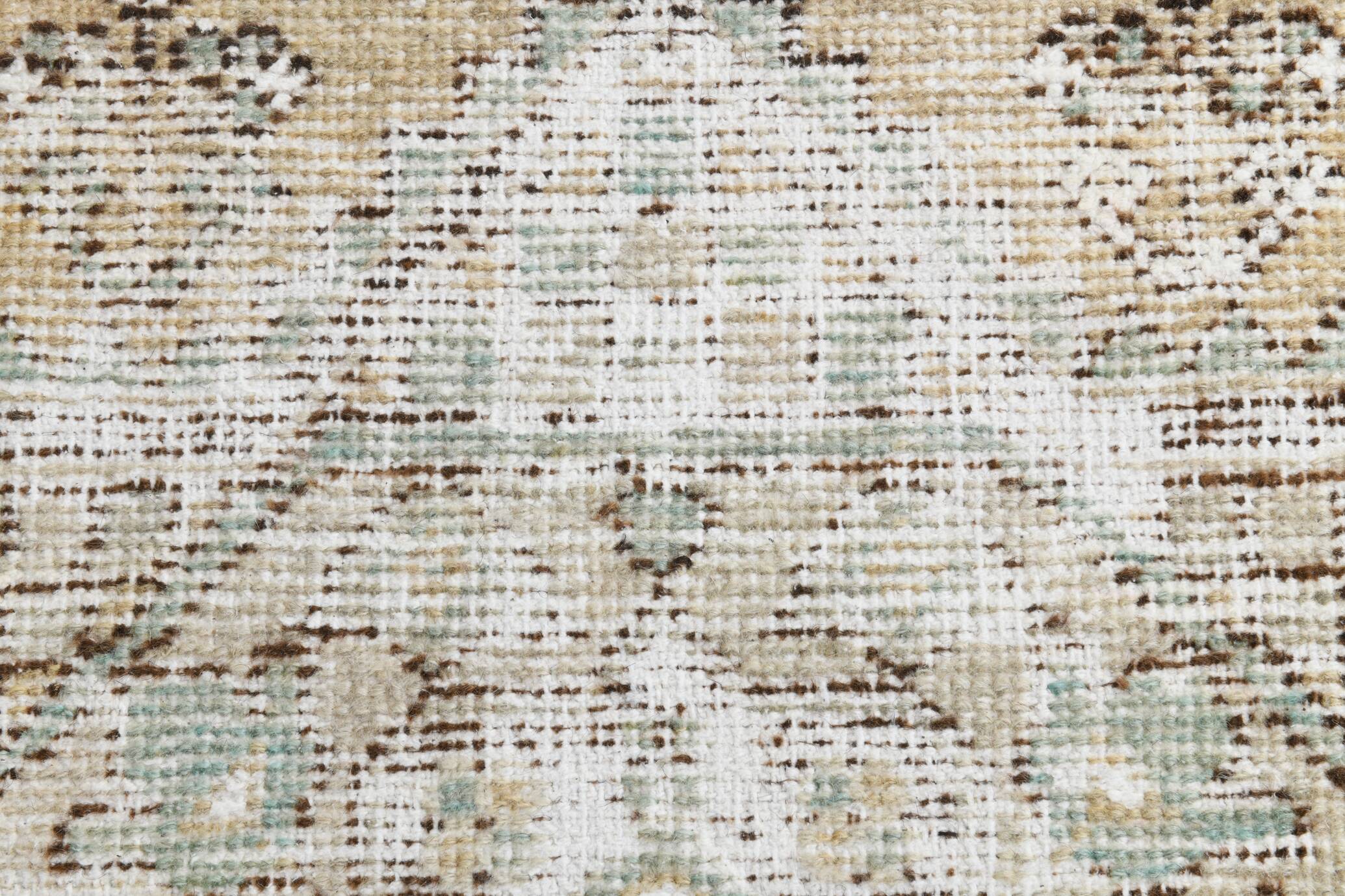 3x6 Shades Of Beige & Brown Classic Vintage Rug, 104x174Cm SK 17854