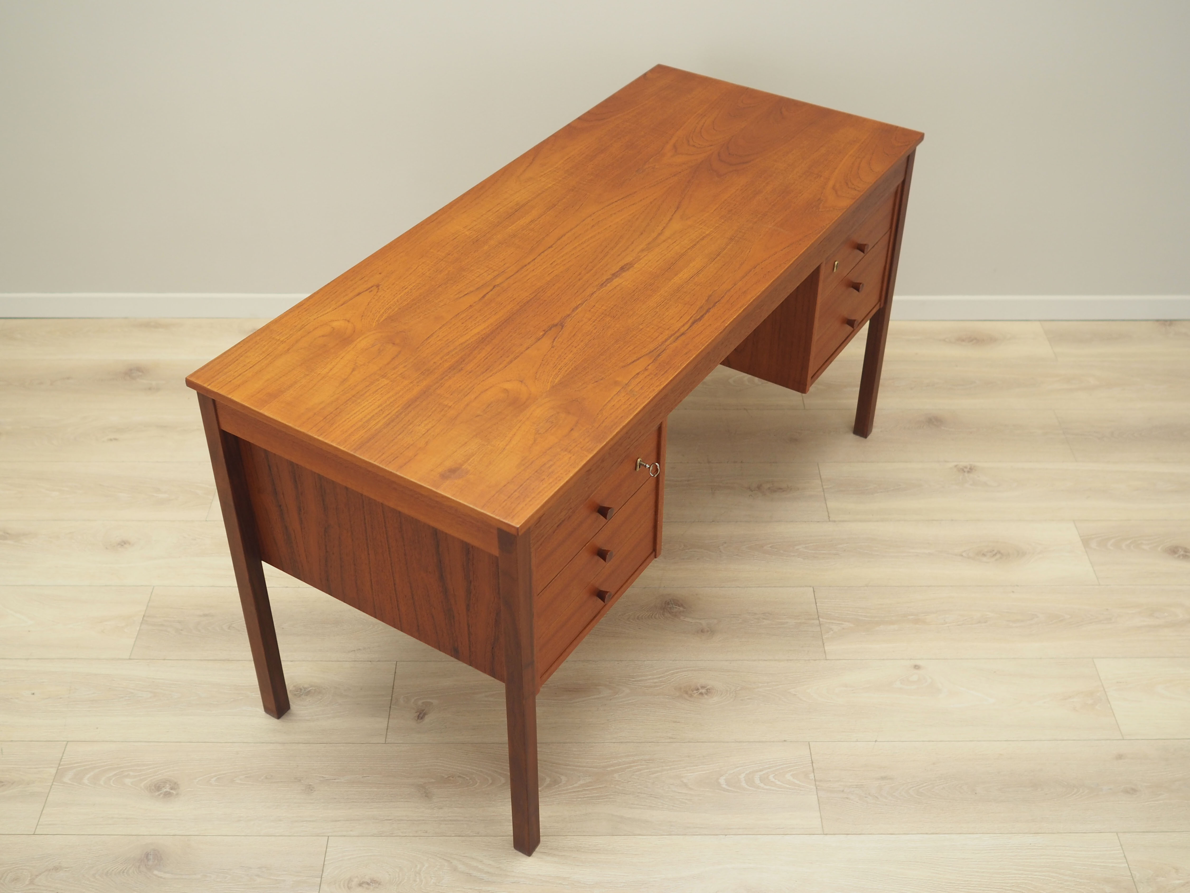 Teak desk, Danish design, 1970s, made in Denmark