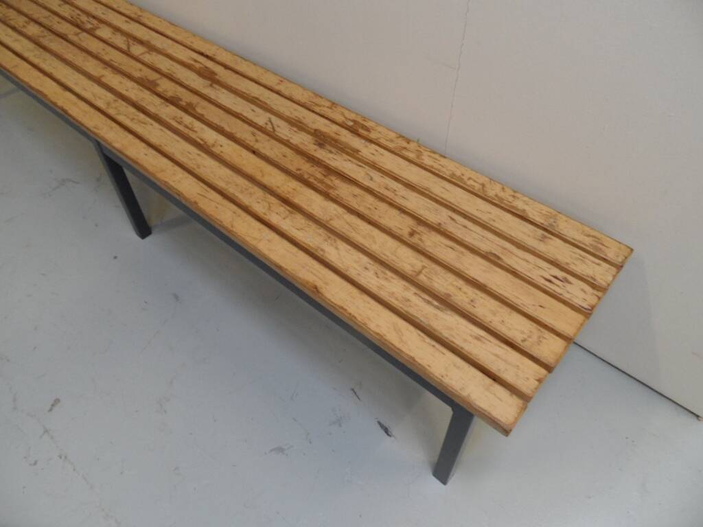 Vintage school bench