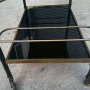 Vintage wheeled bar