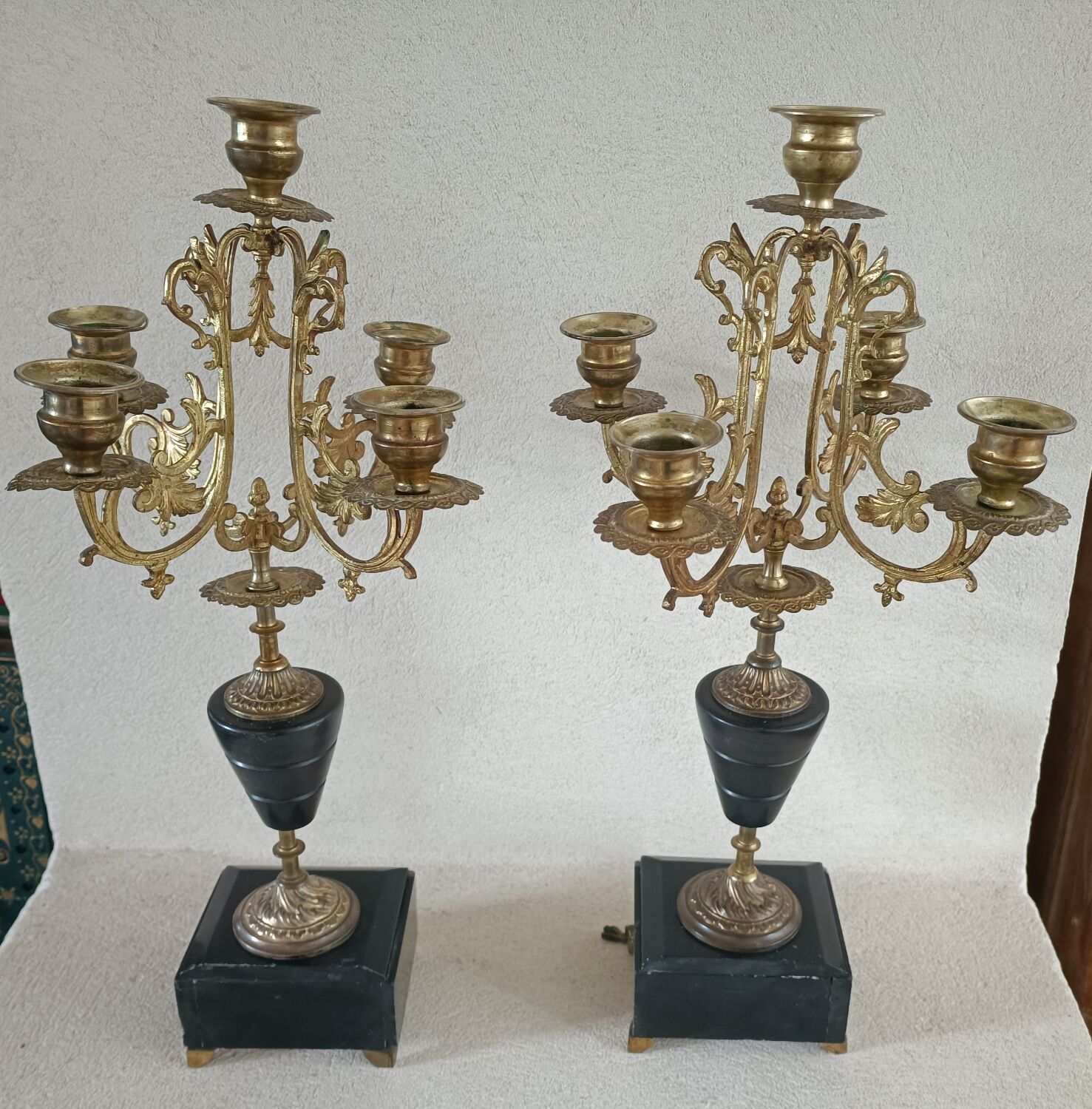 Pair of Napoleon III candelabra