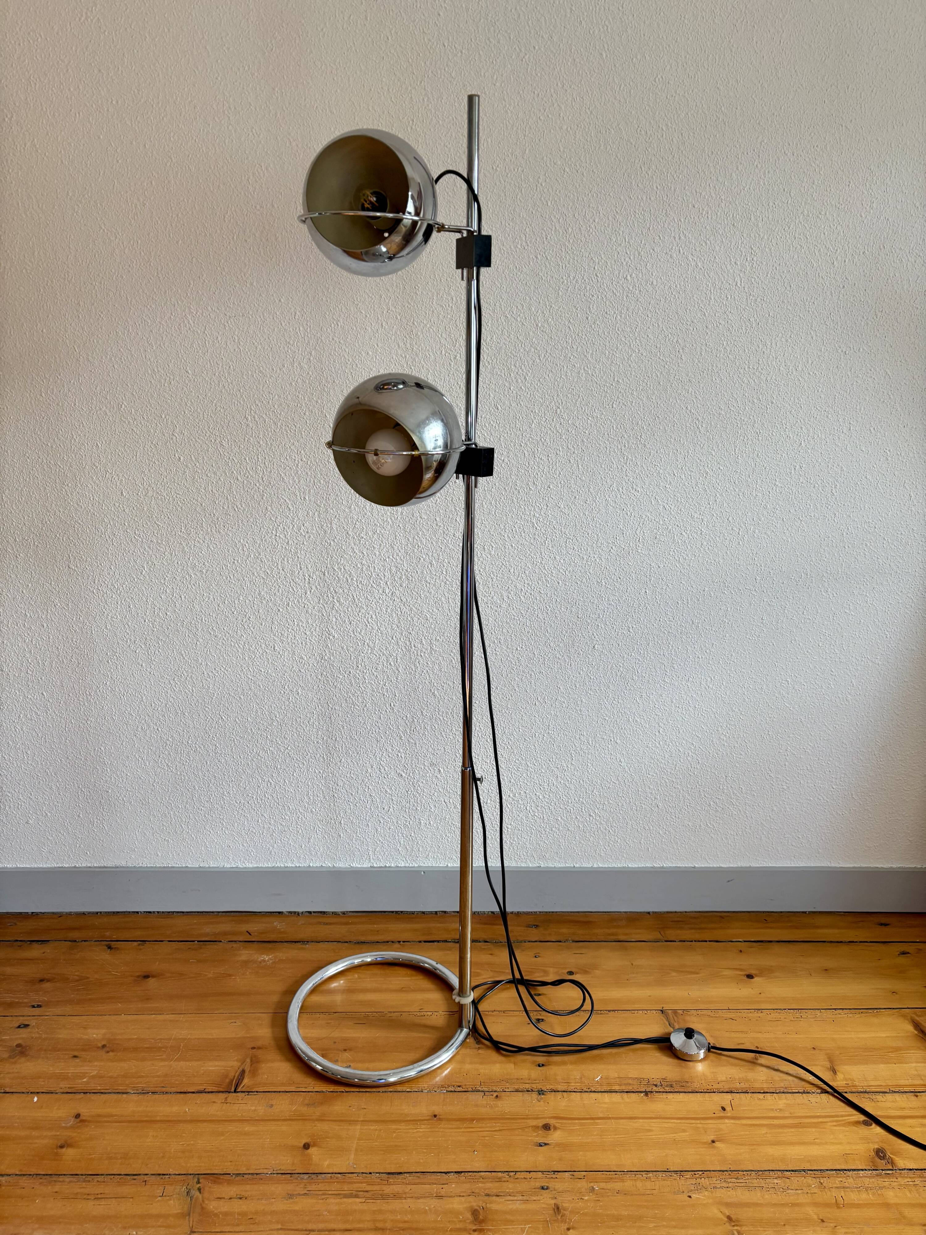 Eyeball Floor Lamp Goffredo Reggiani 1970 Space Age
