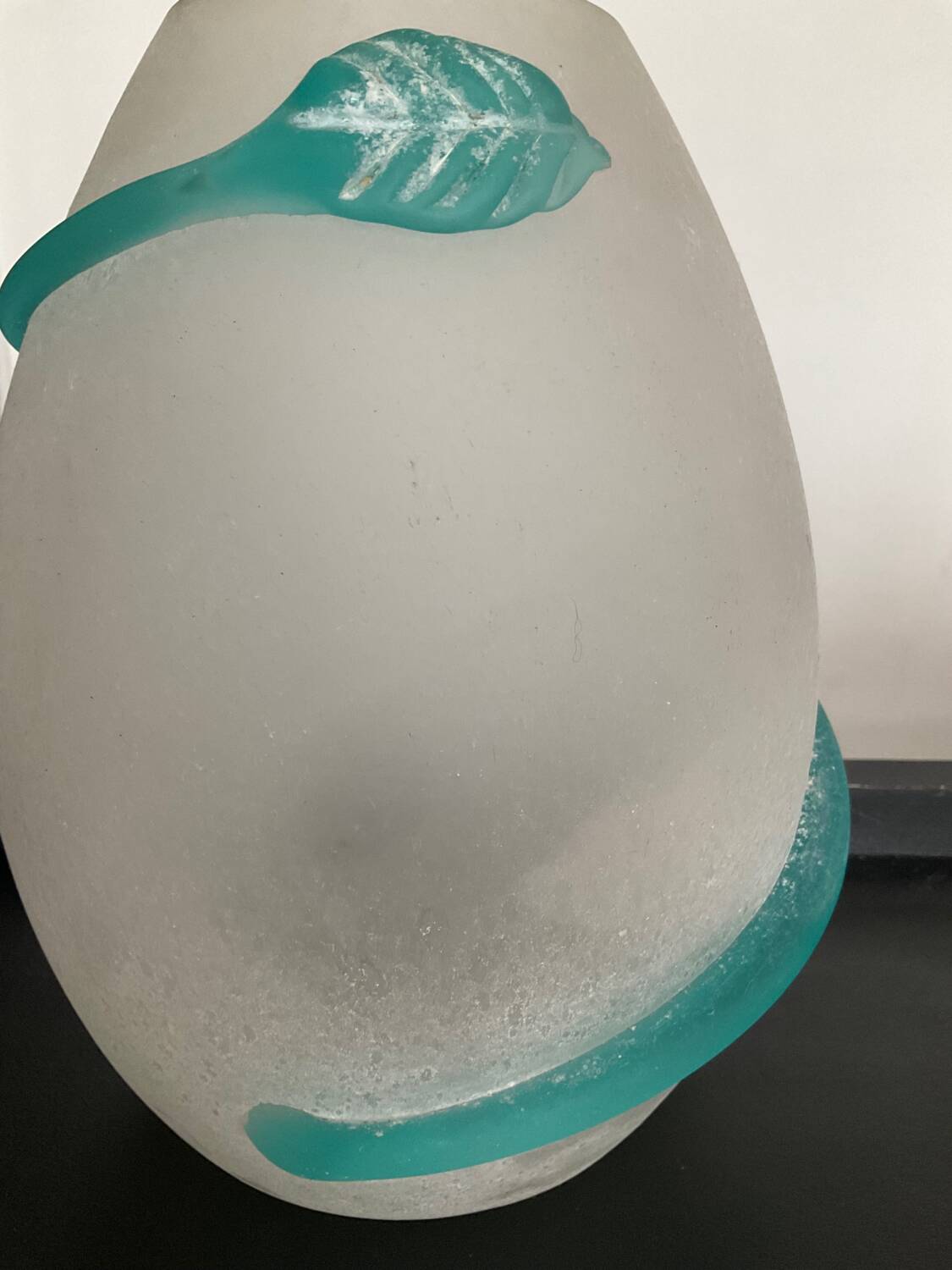 Vase « Scavo » pâte de verre Murano