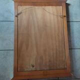 Solid wood frame white patinated