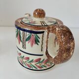 HB Quimper Teapot, Cups and Ramekin Set