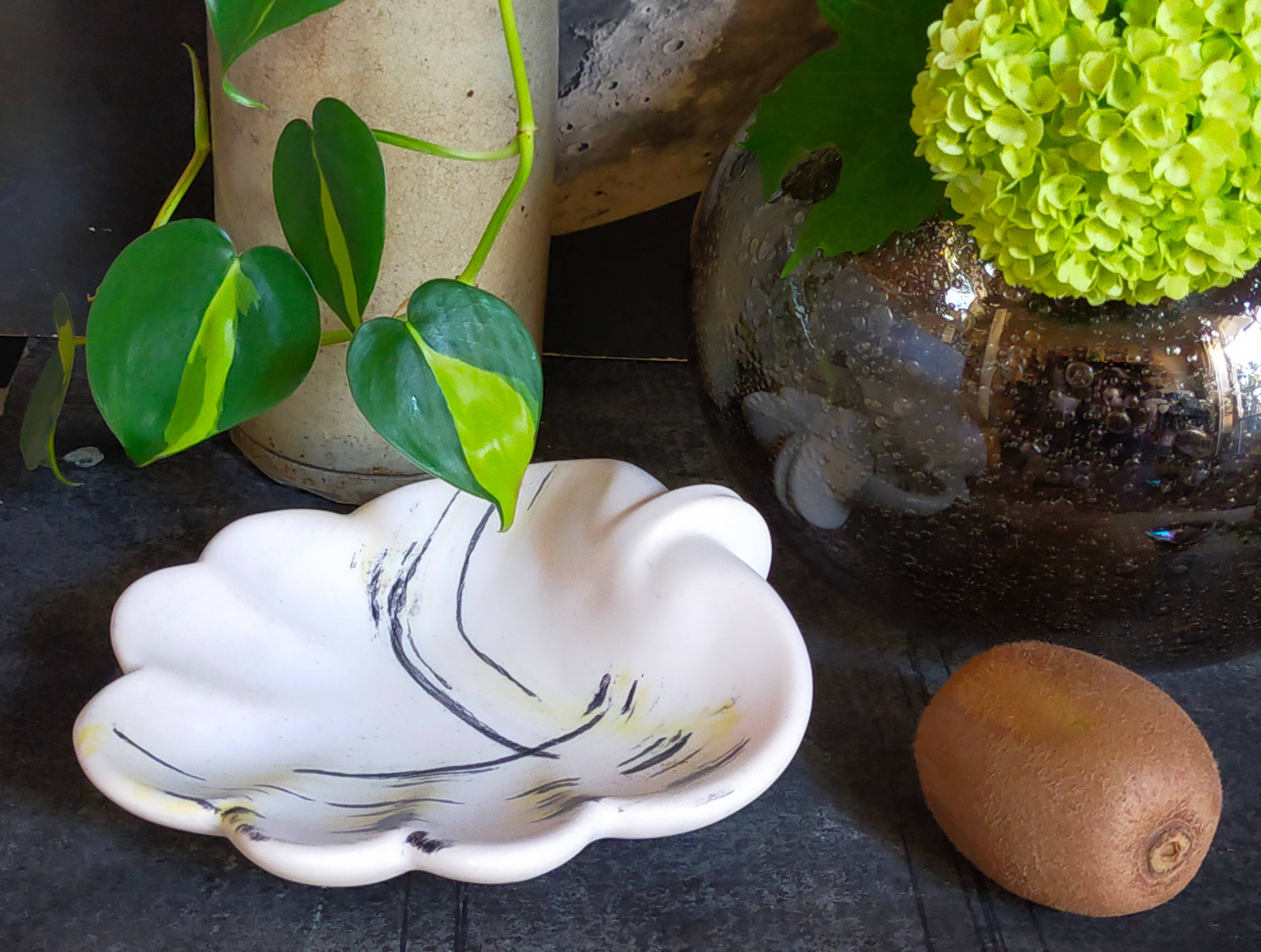 Vallauris ceramic pocket tray from the 1950s