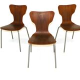 Teak and metal chair Sweden 1960