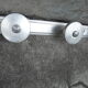 Coat rack 5 hooks aluminum of the 50s