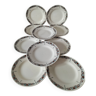 Assiettes Longchamp modèle Paimpol