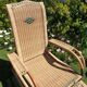 Chaise longue dite "Grand-Mère" en rotin