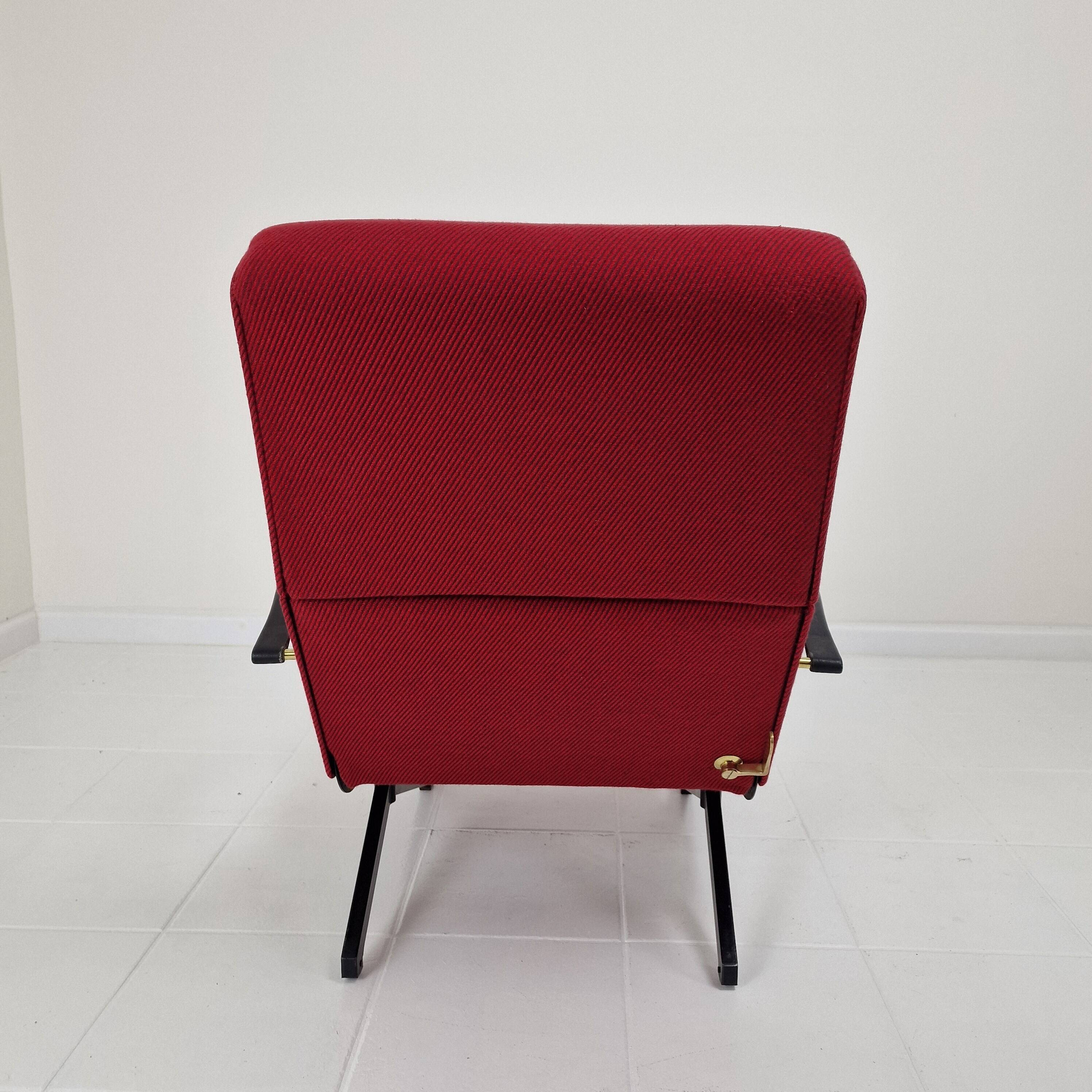 P40 Reclining Lounge Chair by Osvaldo Borsani for Tecno, 1950's
