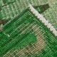 Tapis vintage 5x8 nuances de vert, 155x238 cm