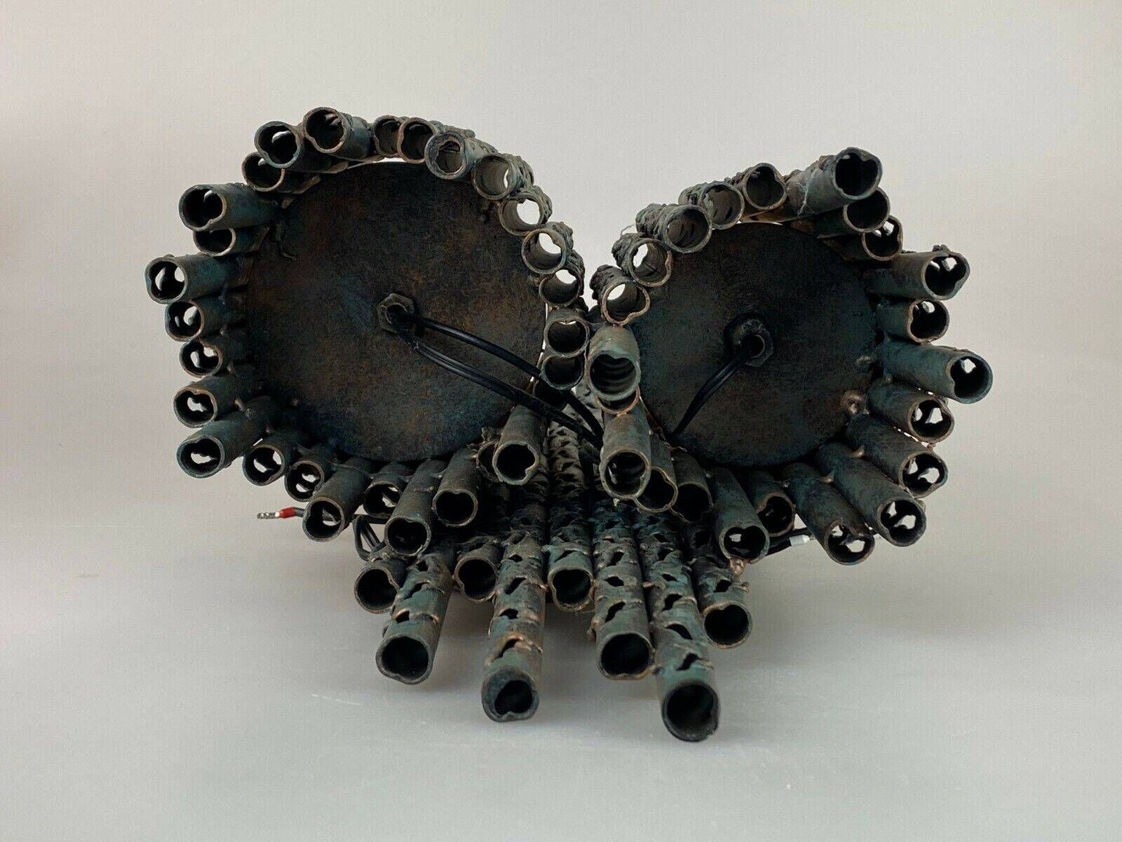 60s 70s Brutalist wall lamp Marcello Fantoni Wall Lamp Glass Design 60s