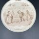 Talking dessert plates Sarreguemines Theme Petanque -MJDSL7
