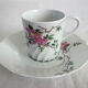 8 coffee cups model Eglantine, vintage Haviland Limoges
