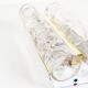 Single 1970s wall lamp in brass and glass by Doria Leuchten