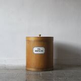 Antique wooden apothecary pharmacy storage