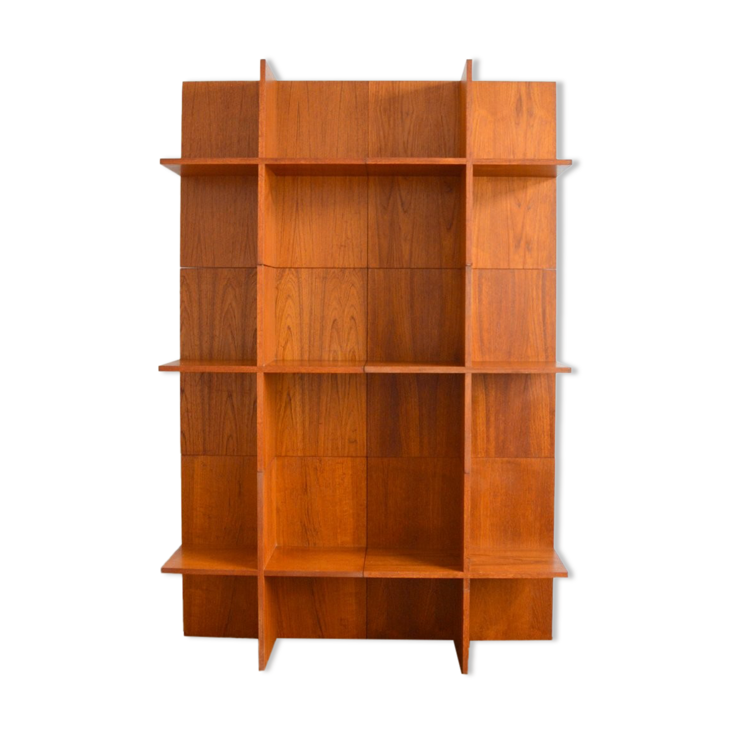 Wall unit / Scandinavian teak library 1970s