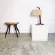 Hemp String & Teak Wood Table Lamp By Ib Fabiansen For Fog & Mørup, Denmark 1950S