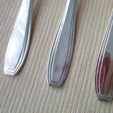 Set of 3 silver metal cutlery Apollo Baltic Model