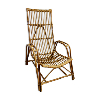 Rattan armchair