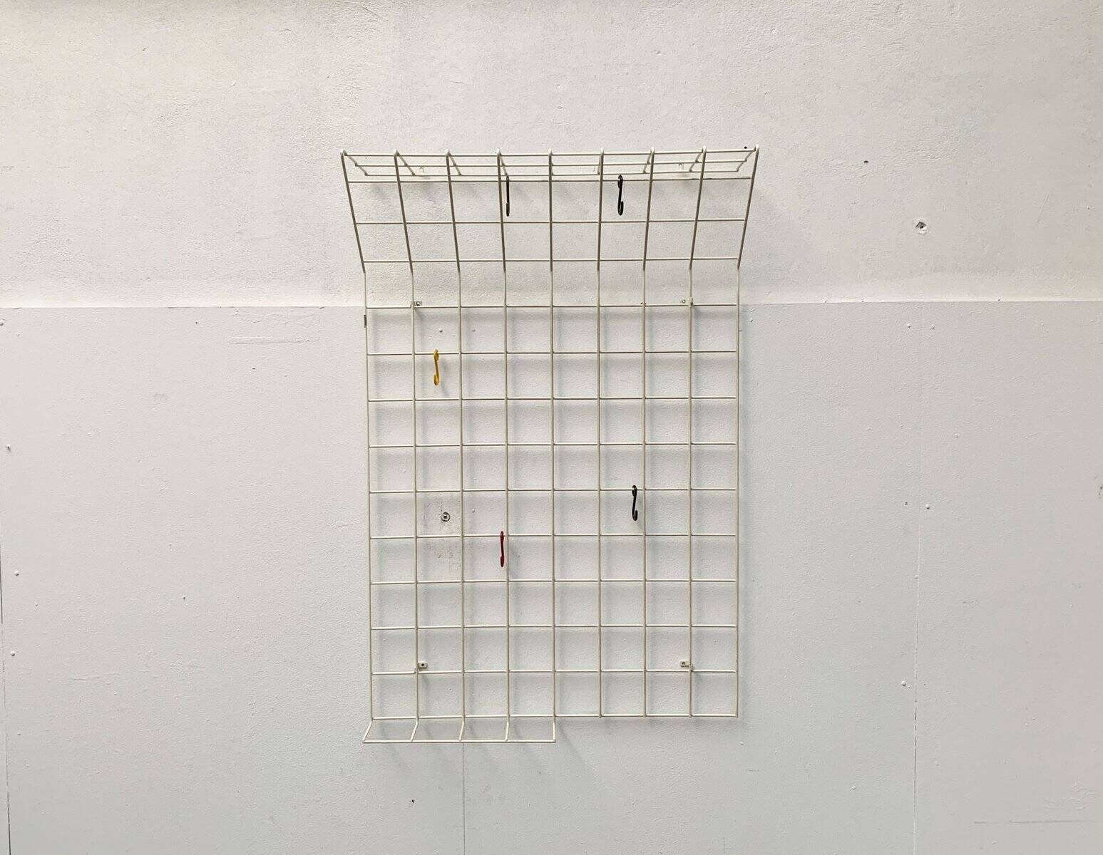 Mid-century German minimalist rope coat rack from the 1960s.