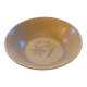 Stoneware salad bowl with floral decoration. 1970s
