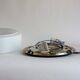 Wall or ceiling light in matt white opaline, 60s/70s