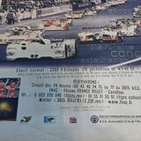 Old canvas poster of the 24h00 of Le Mans 2000 edition le mans