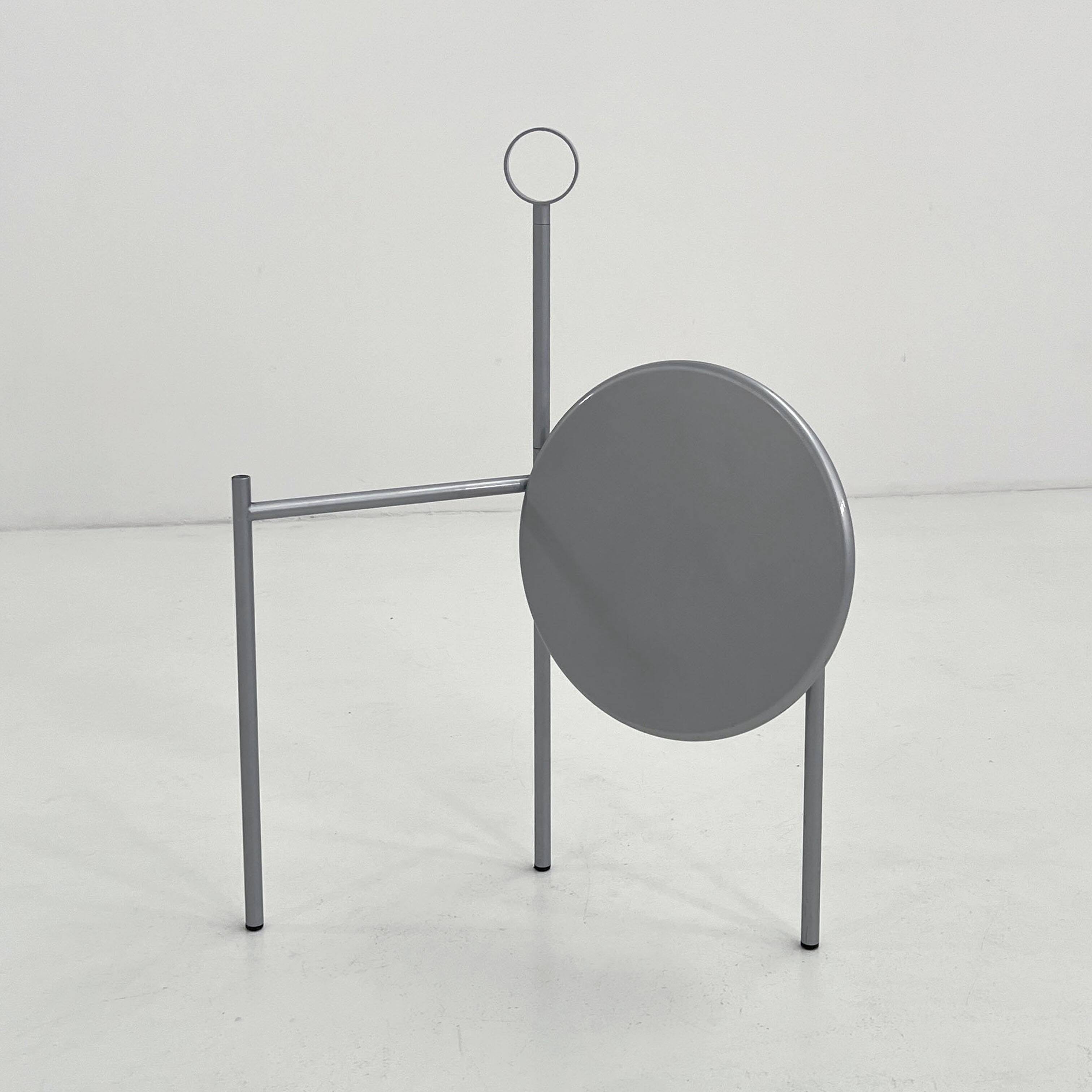 Chaise Mickville Grise par Philippe Starck pour Driade, 1985