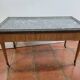 Table basse en merisier style Louis XVI dessus marbre