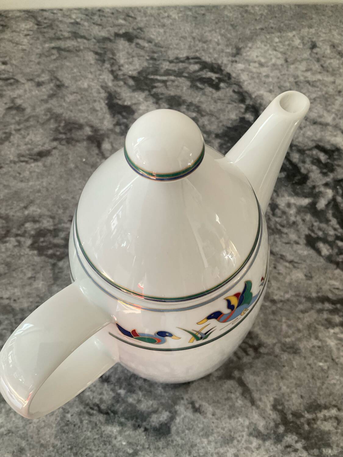 Vintage coffee pot Arzberg Germany mod. Bluebirds