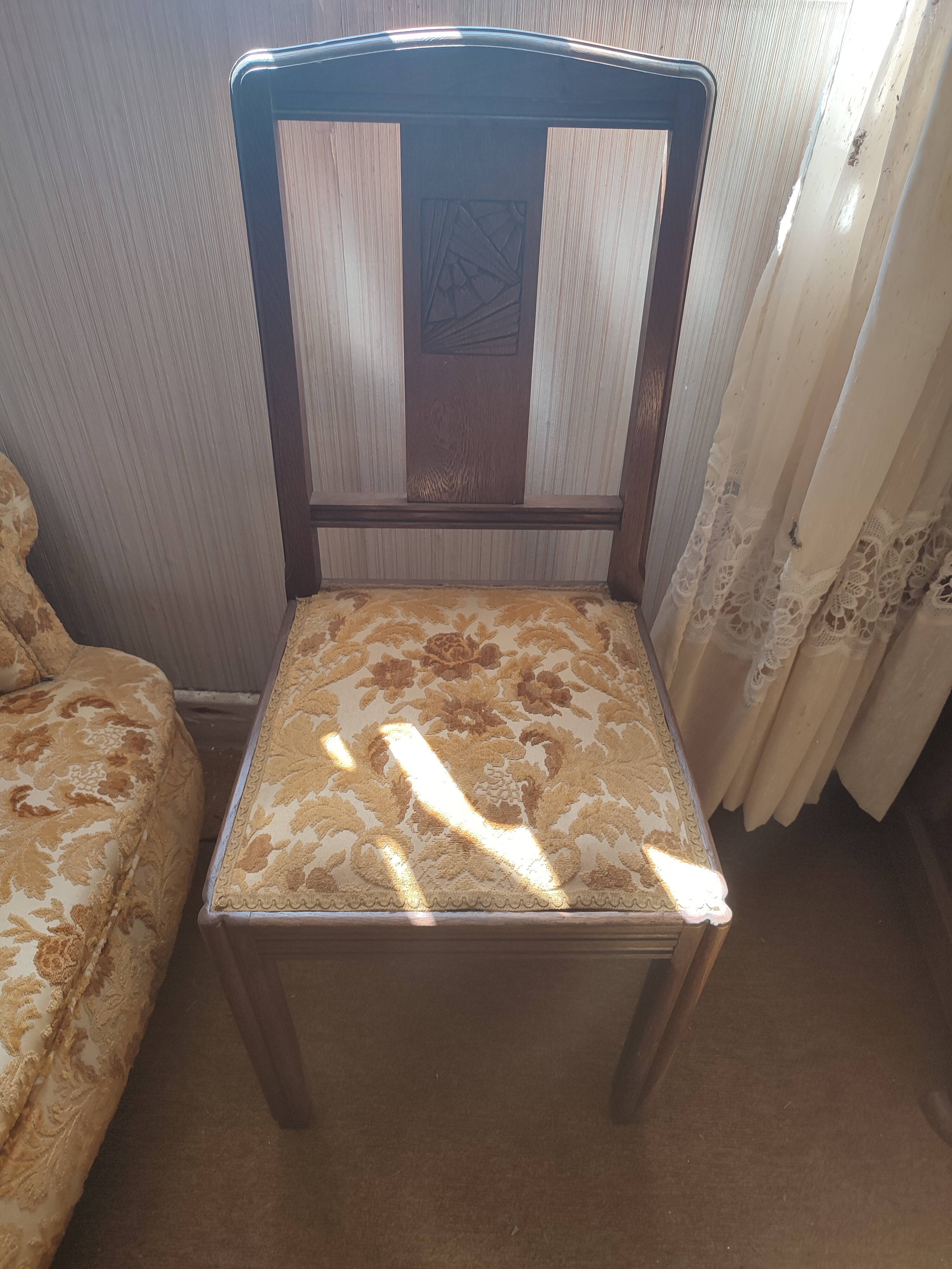 Set chairs and armchair vintage