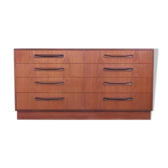 Double chest of drawers Gplan Fresco teak