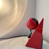 Vintage Space Age Red Magnetic Table Lamp by Brilliant Leuchten AG, Germany