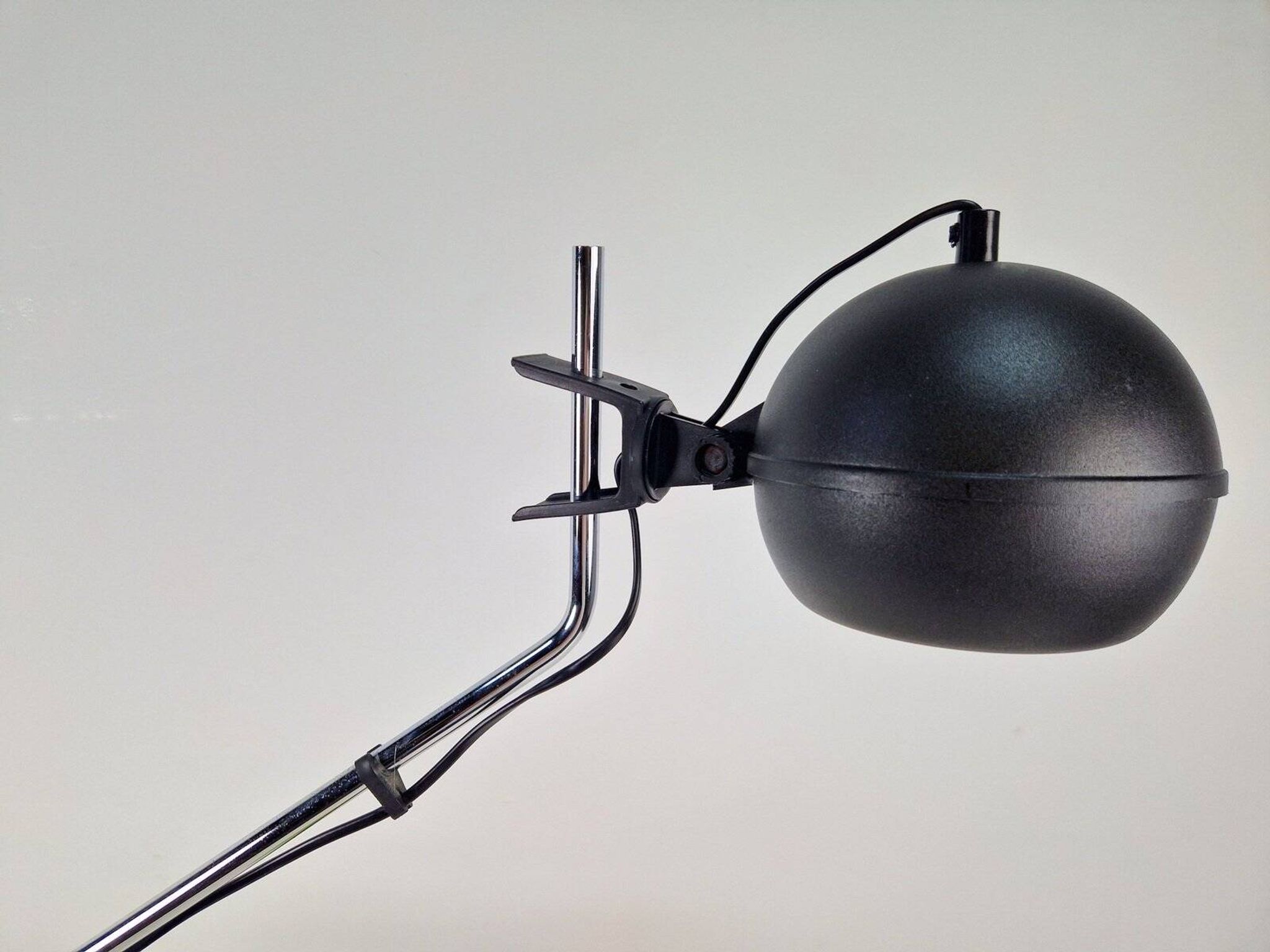 Vintage Space Age Clamp Desk Lamp, 1970s