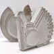 Glazed Ceramic Decorative Pair of Chicken by Alessio Tasca, Italy