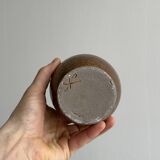 Small pyrite stoneware vase