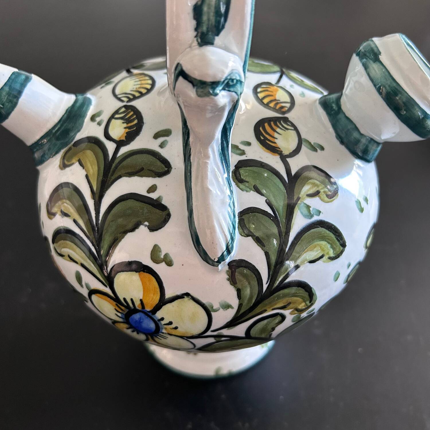 Spanish handcrafted earthenware pot